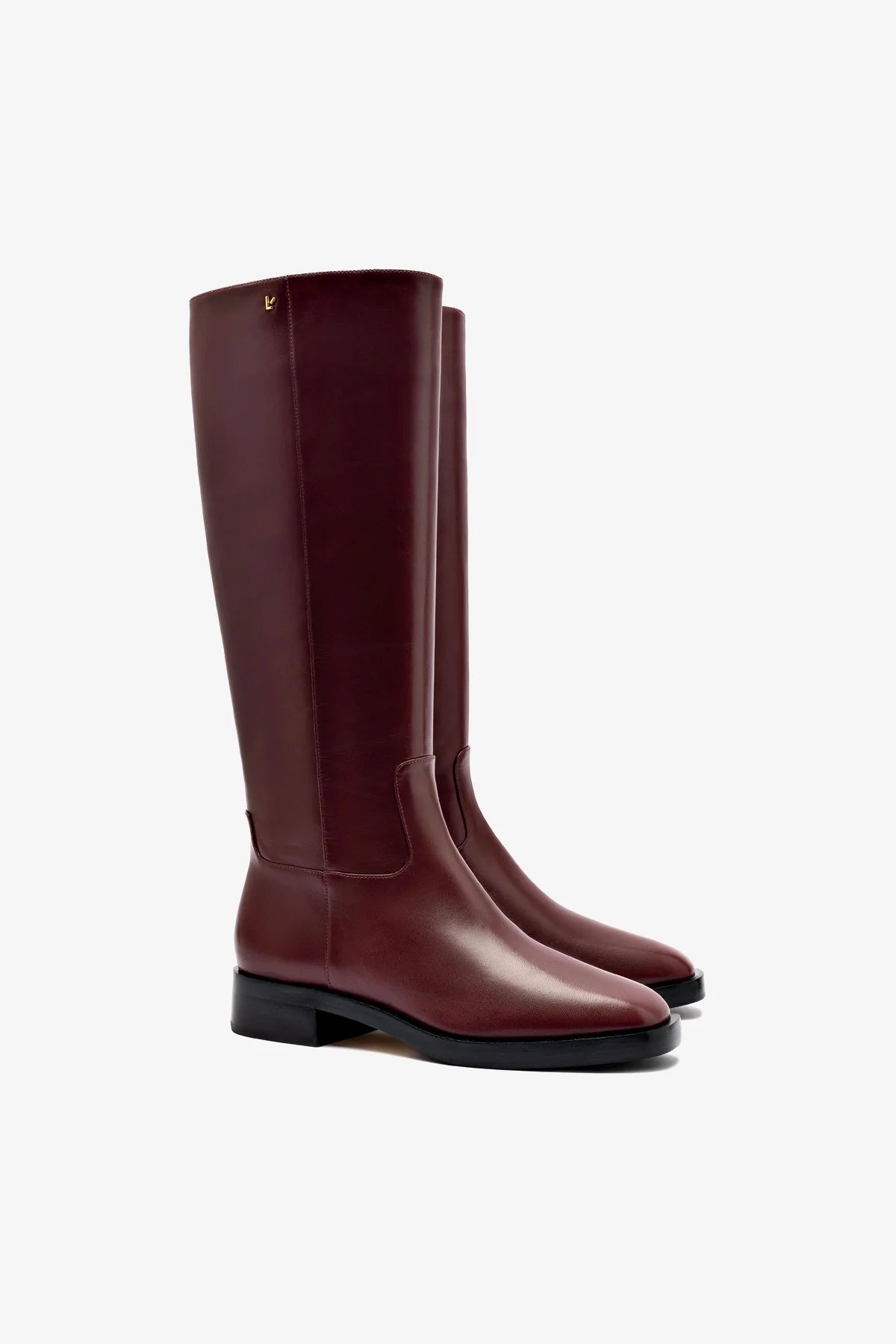 Anne Boot In Burgundy Leather - Women's Fashion Ankle Boots for Fall & Winter | Comfortable & Stylish Footwear for Office, Dating & Casual Outings