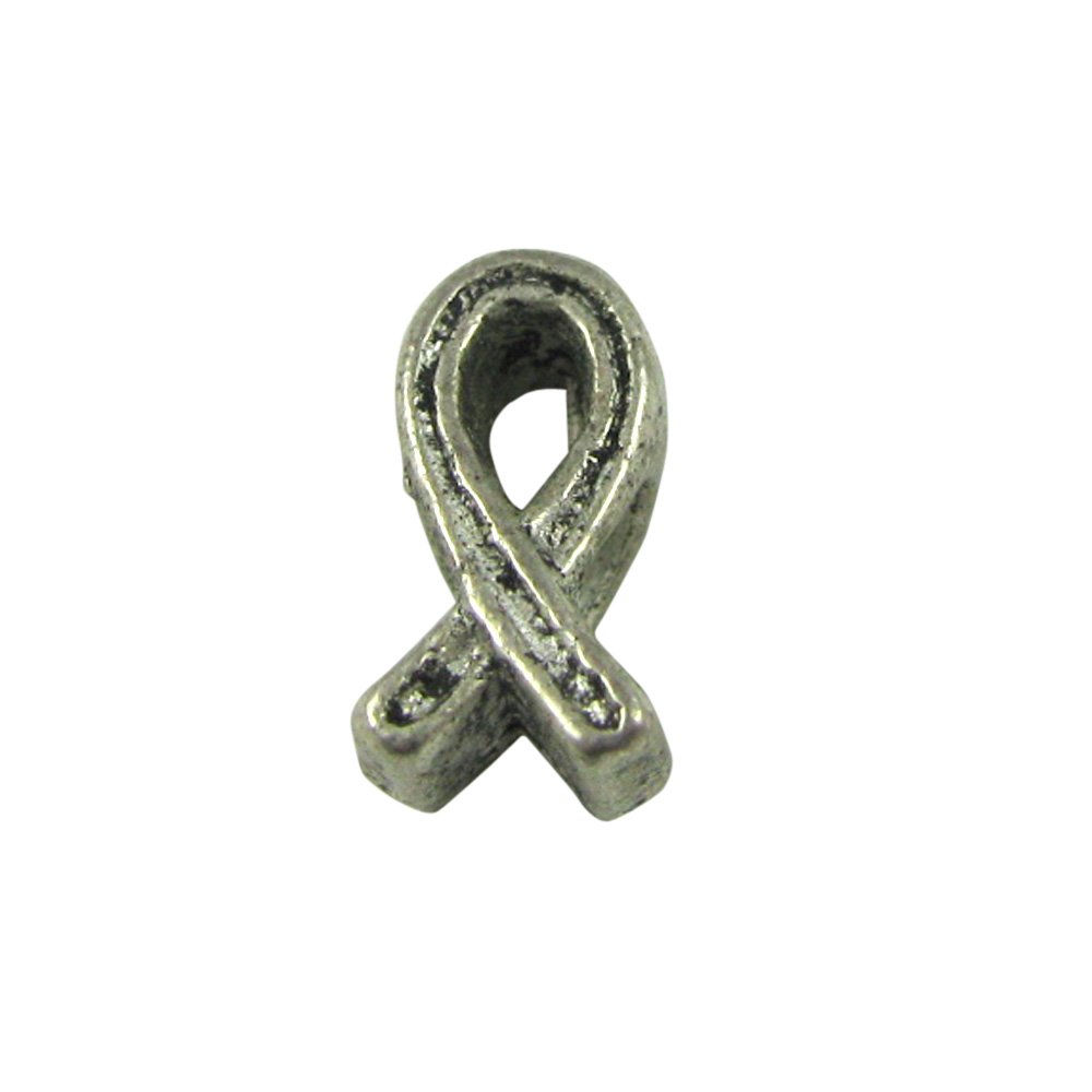 Universal Awareness Ribbon Charm - Support Cancer, AIDS & Cause Awareness - Perfect for Jewelry Making, Keychains & Fundraising Events