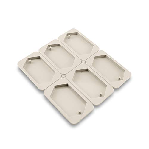 6-cavity Detachable Hexagon Soap Molds