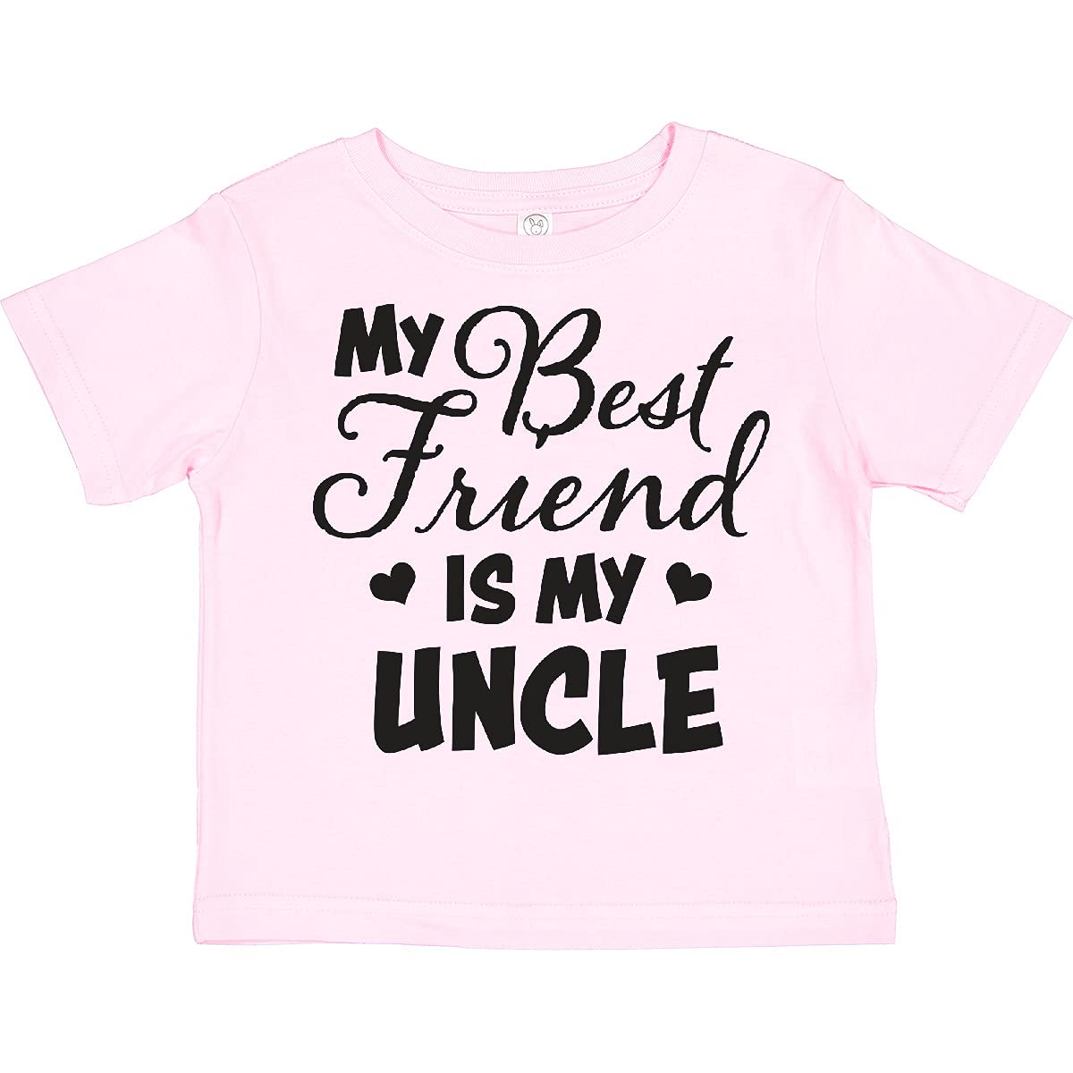 My Best Friend is My Uncle with Hearts Toddler T-Shirt - Perfect for Family Gatherings and Playdates