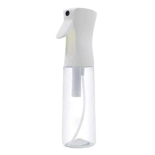Fine Mist Spray Bottle 300ml - Continuous Spray Nano Hair & Beauty Bottle - Reusable Empty Sprayer for Hairstyling, Skincare, Plants & Cleaning - Perfect for Salons, Home & Travel Use