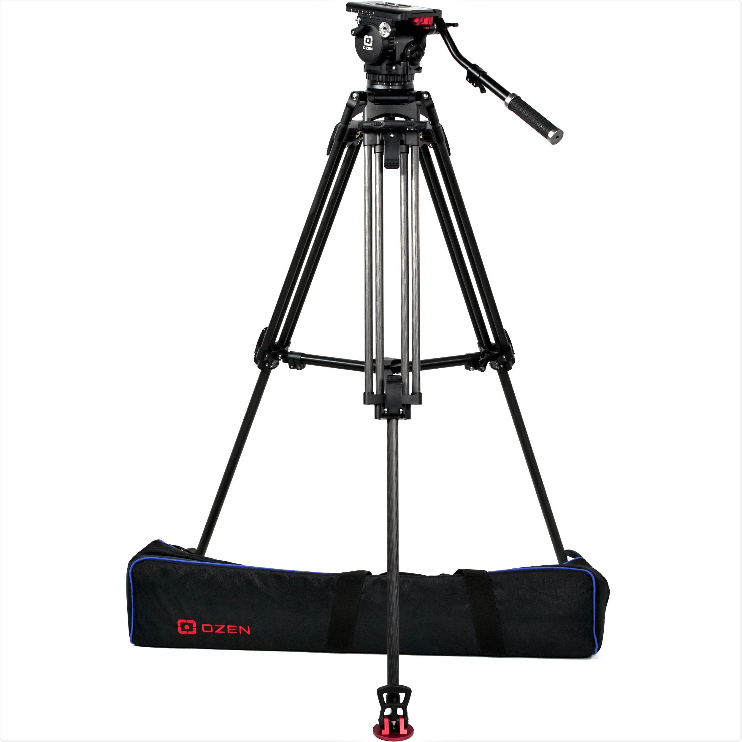 OZEN 8CF2HD 75mm AGILE 8 E Z LOAD Professional Tripod System - Perfect for Photography, Videography & Outdoor Shooting