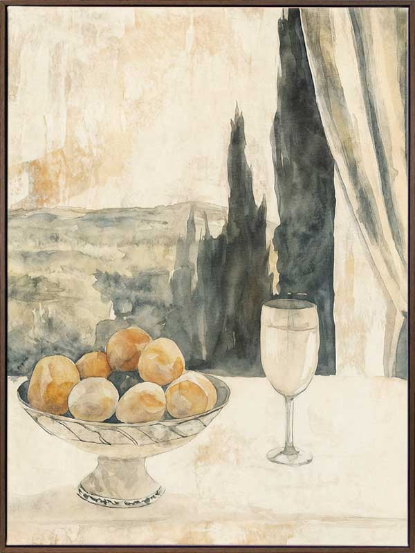 Afternoon Aperitivo Canvas Art Print - Elegant Wall Decor for Living Room, Bedroom & Office - Perfect for Home & Commercial Spaces
