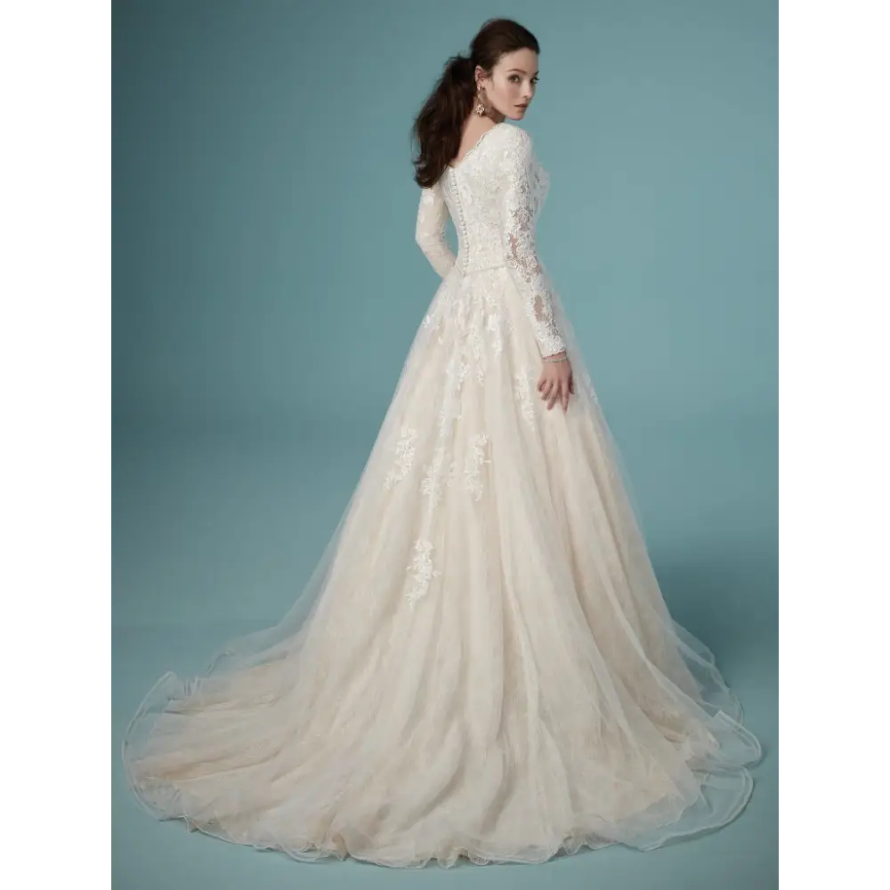 Maggie Sottero Shiloh Leigh Wedding Dress - Sample Sale | Elegant A-Line Gown for Brides, Bridal Showers & Formal Events