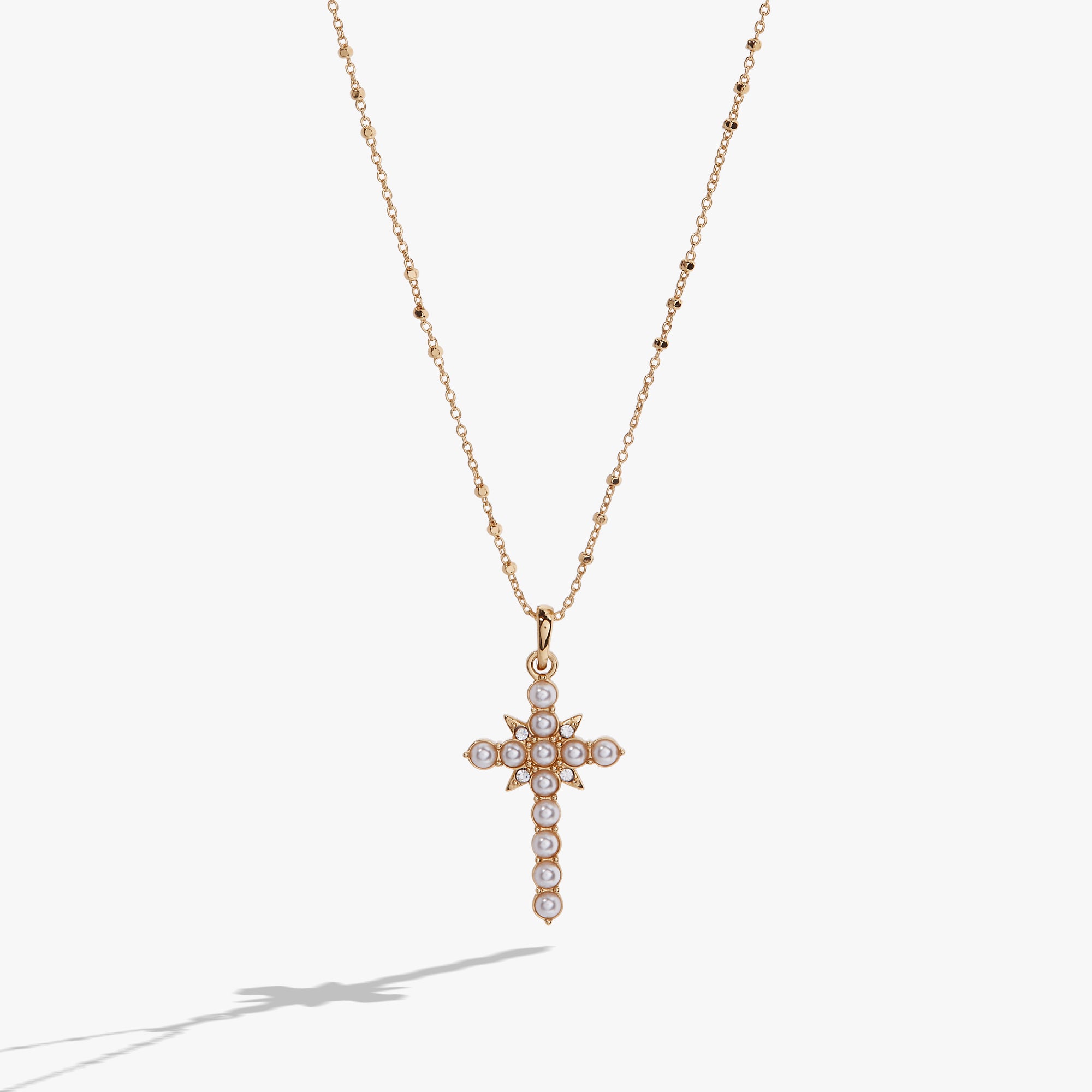 Divine Guides Cross Pendant Necklace for Women - Religious Jewelry Gift for Baptism, Confirmation & Everyday Wear - 925 Sterling Silver Crucifix Necklace
