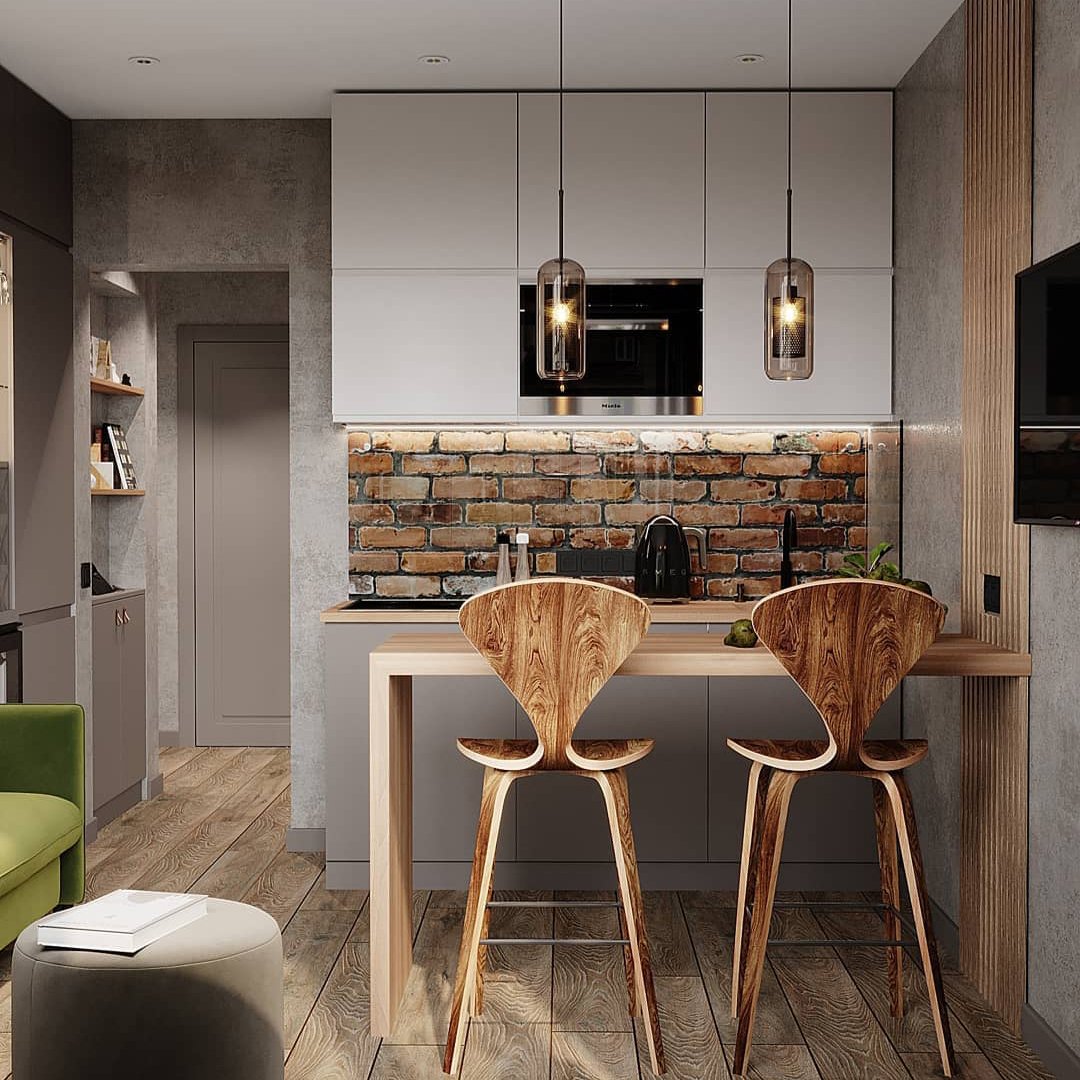 Chiswick Glass Pendant Light - Modern Hanging Ceiling Lamp for Kitchen Island, Dining Room & Bedroom Lighting