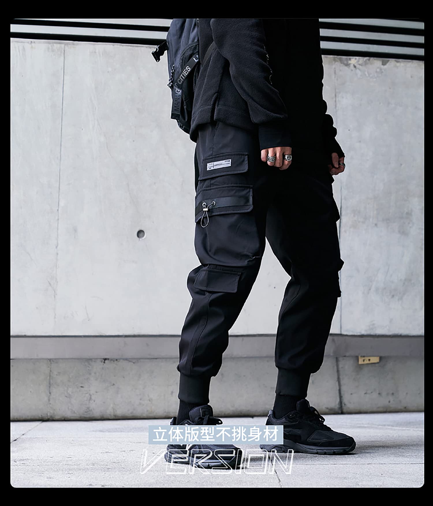 MOKEWEN Men's Jogger Pants with Pockets - Athletic Cargo Sweatpants for Running, Gym & Casual Wear