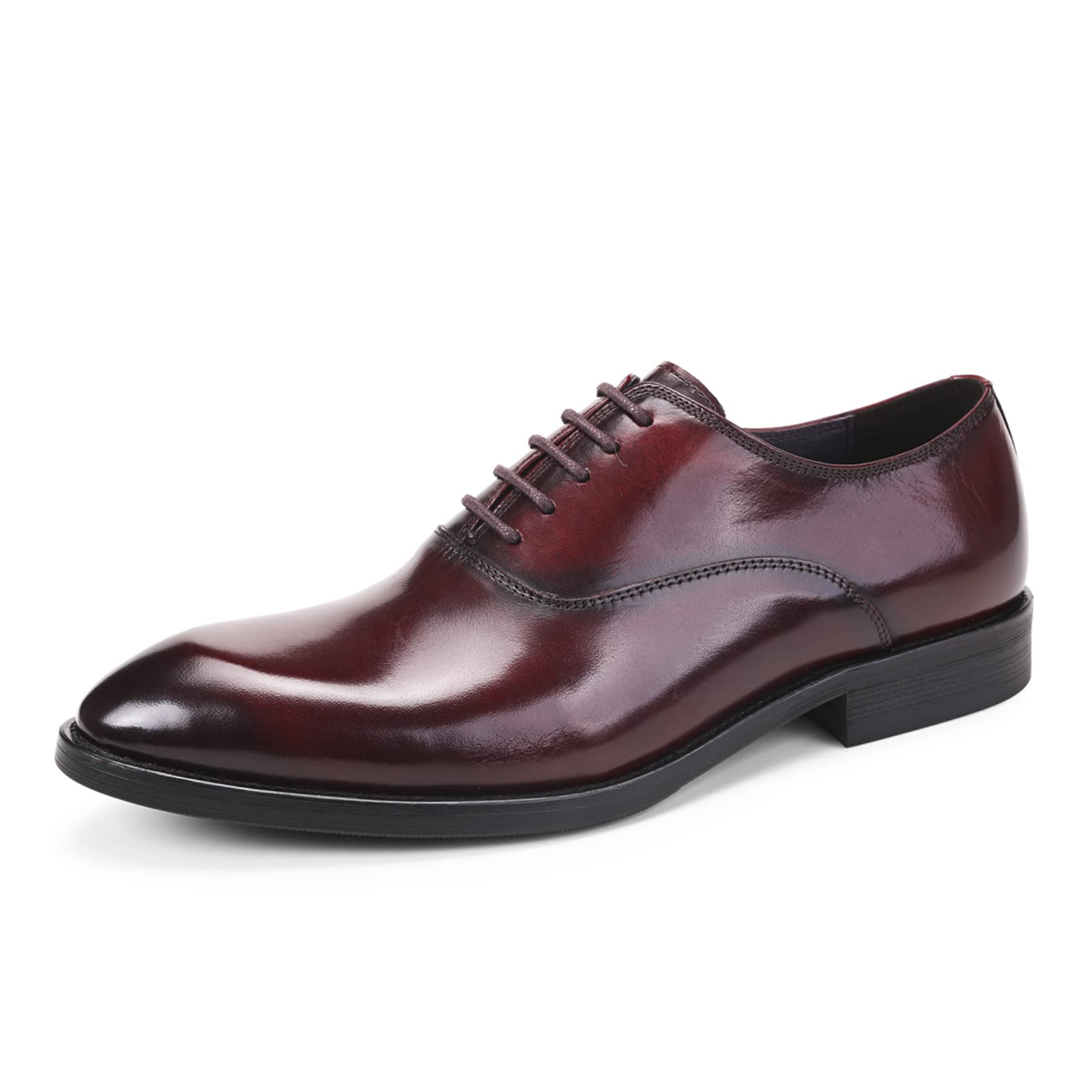 Premium Men's Dress Shoes - Genuine Leather Oxford Lace-Up Business Formal Shoes for Wedding, Party & Office Wear | Classic & Comfortable Men's Footwear for Professional & Special Occasions