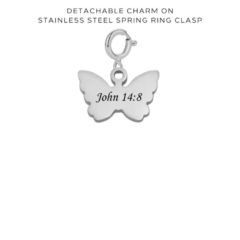Personalized Engraved Charms with Detachable Clasp - Custom Name Jewelry Gift for Women - Perfect for Necklaces, Bracelets & Keychains - $10.00