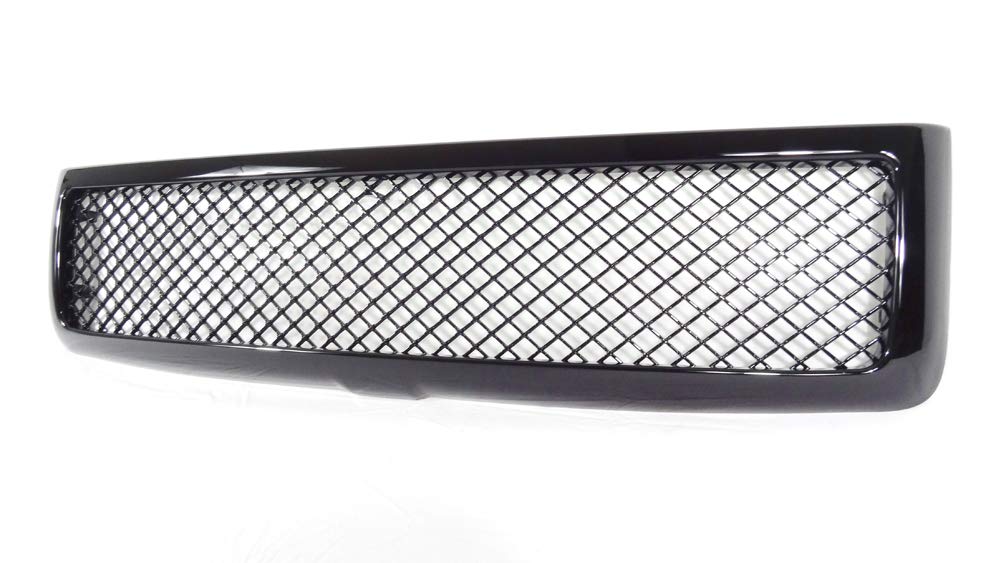 Gloss Black Sport ABS Mesh Front Grille for 94-01 Dodge Ram 1500 & 94-02 Ram 2500/3500 - Durable Upper Grill Replacement for Off-Road & Custom Truck Upgrades