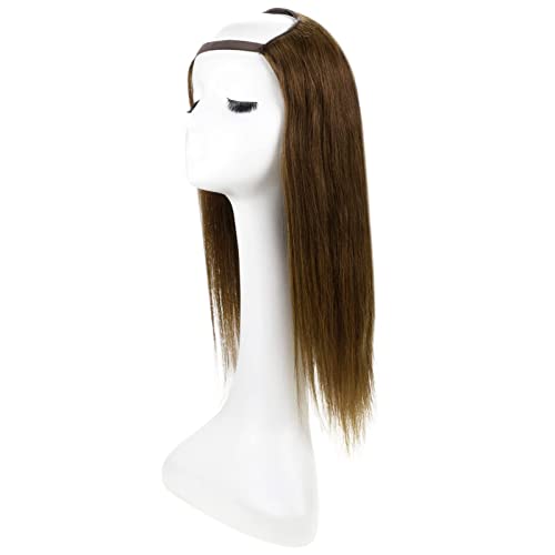 U Part Human Hair Wig 12-20 Inches | 100% Remy Human Hair Extensions | Natural Black & Brown Colors | Perfect for Daily Wear, Parties & Cosplay