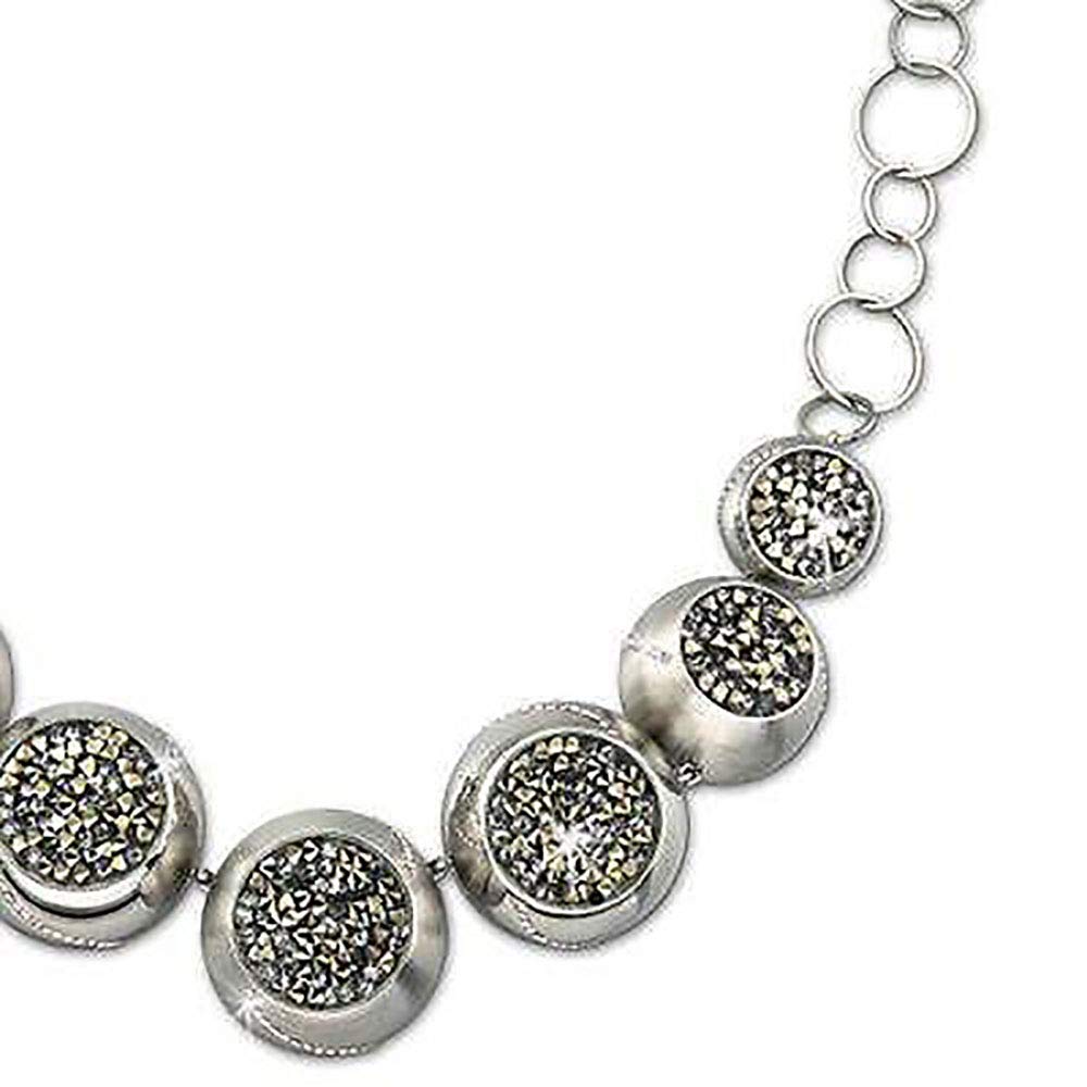 Swarovski Crystal Round Sphere Long Necklace - Elegant 18