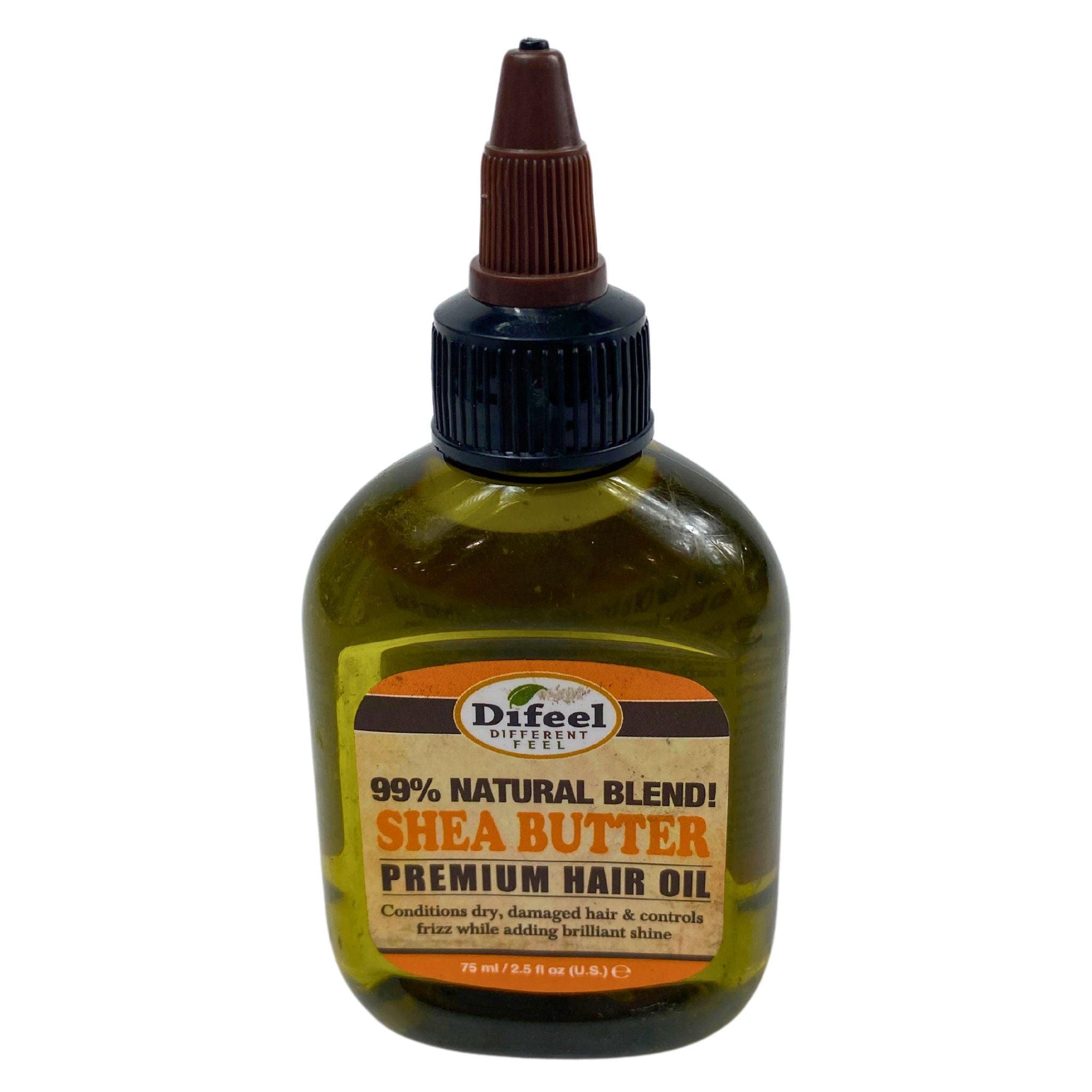 Difeel Sunflower Mega Care Shea Butter Hair Oil - 2.5 oz (75 mL) - Pack of 80 - Deep Moisturizing Treatment for Dry, Damaged Hair - Perfect for Daily Hair Care & Salon Use
