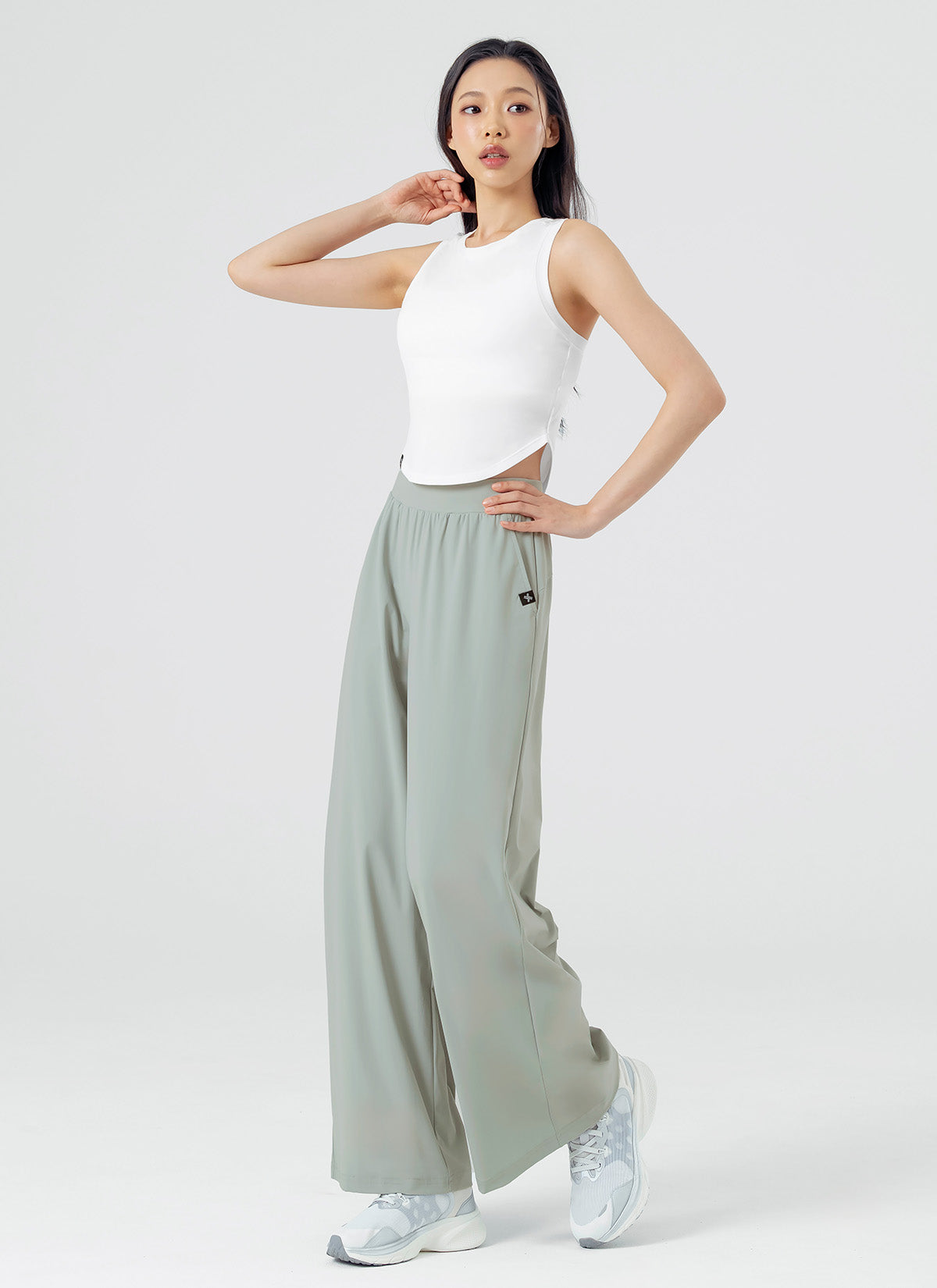 Air Freezer Cooling Wide Leg Pants for Women - Breathable Loose Fit Summer Trousers for Outdoor, Yoga & Lounge Wear
