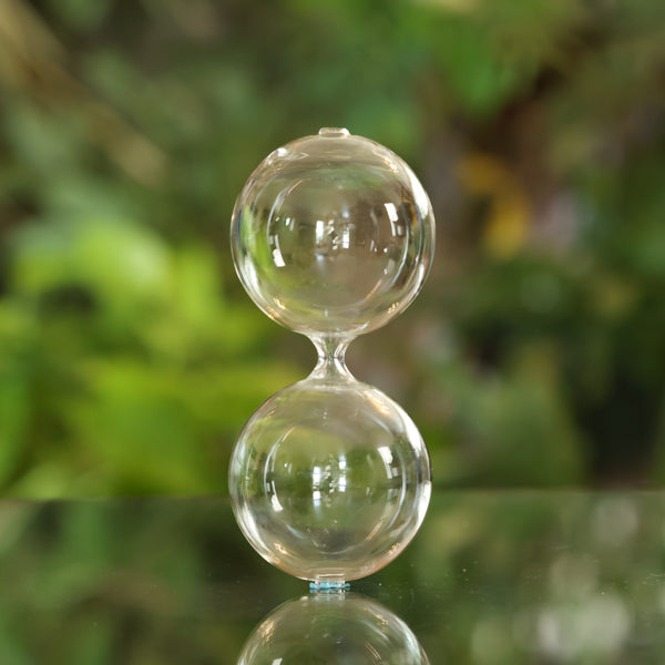 DIY Empty Hourglass Globe for Cremains - Handcrafted Memorial Keepsake for Ashes - Perfect for Home Decor, Memorial Displays & Thoughtful Gifts