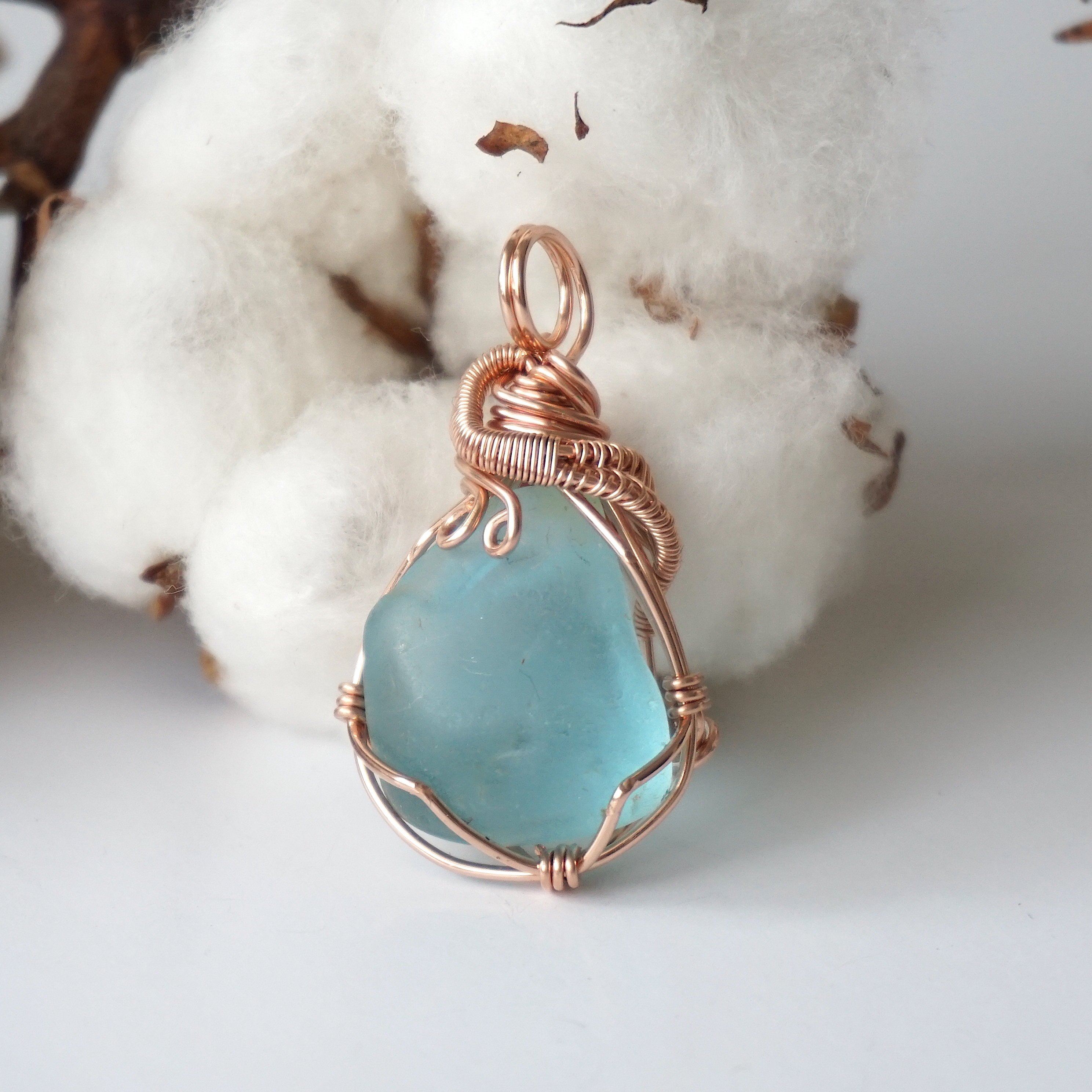 Blue Topaz Rose Gold Jewelry - Elegant Pendant Necklace for Women, Perfect for Gifts, Weddings & Special Occasions