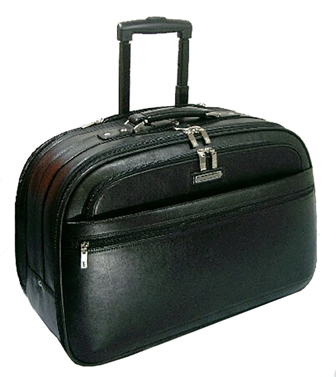 Premium K-Cliffs Laptop Messenger Bag - Padded 15.6 Inch Laptop Compartment, Genuine Leather Business Briefcase for Men & Women - Perfect for Office, Travel & College (Black)