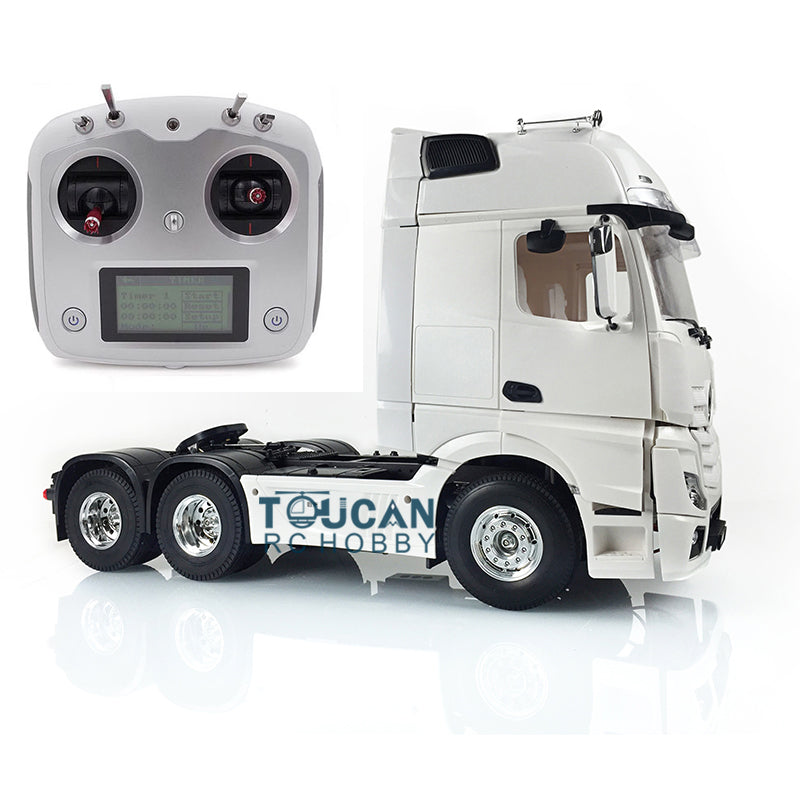 1/14 Scale 4x4 Highline RC Tractor Truck Kit - Unassembled Remote Control Model with Open Door Feature for DIY Hobbyists | Off-Road Adventure, Farm Simulation & Collection Display