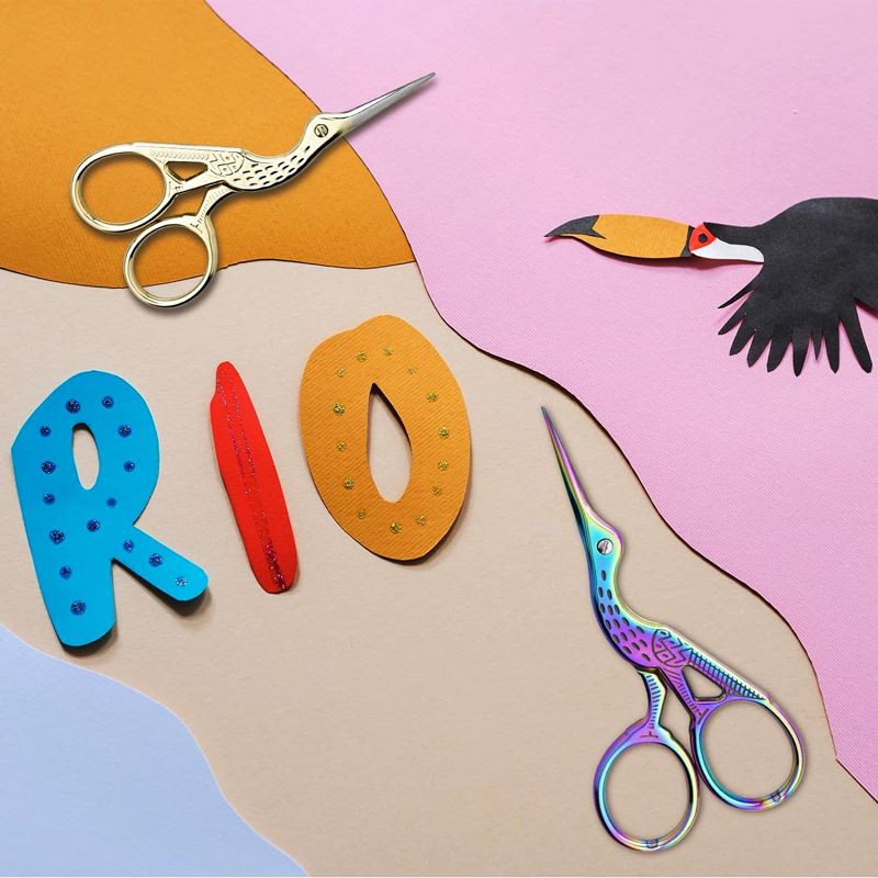 Premium Stainless Steel Stork Scissors - Sharp & Durable for Sewing, Crafting, and Fabric Cutting | Ideal for Tailors, Quilters & DIY Enthusiasts