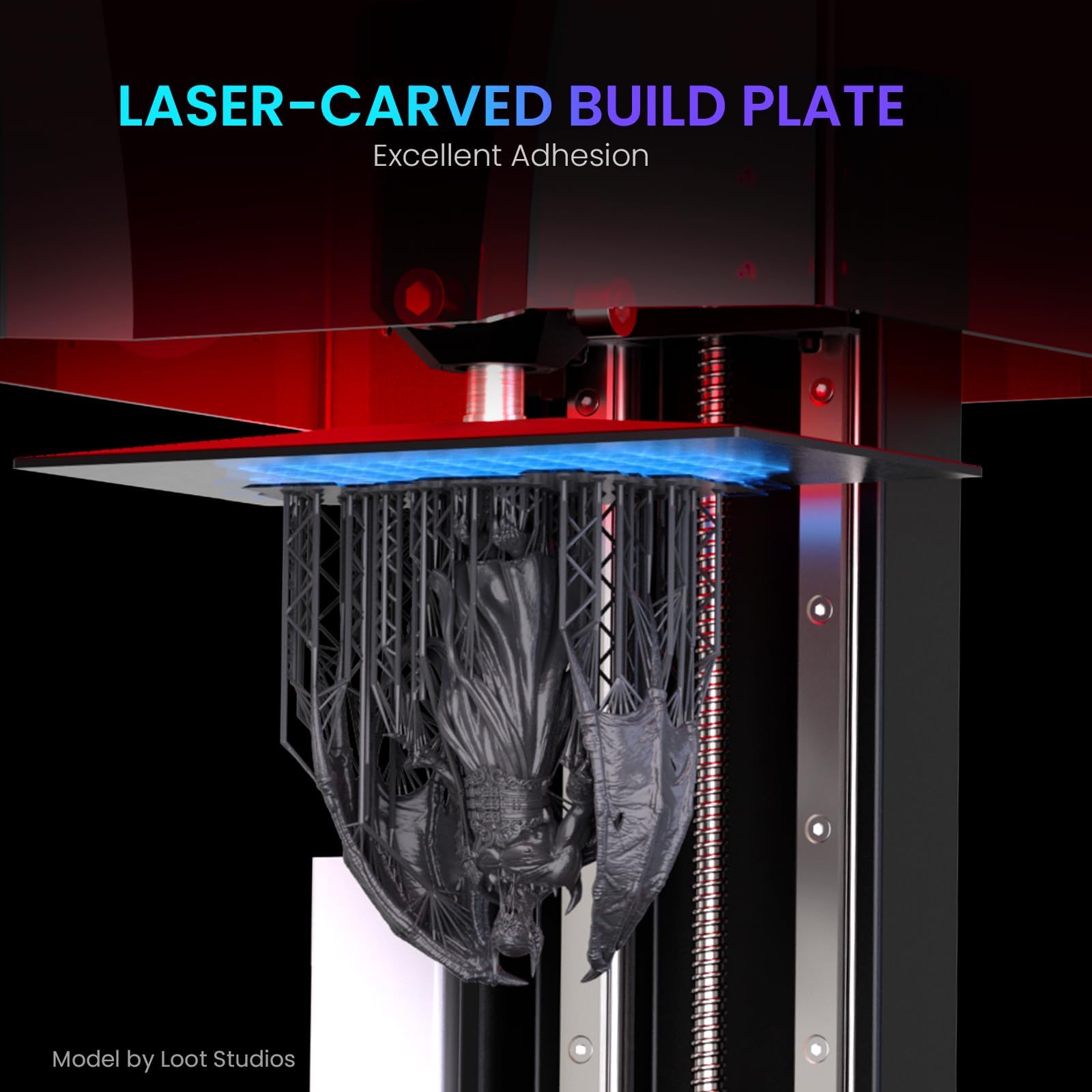 ELEGOO Saturn 3 MSLA 12K High Resolution 3D Printer - 10-Inch Monochrome LCD, Voxeldance Tango Slicer, Large Build Volume 8.62x4.84x9.84in - Perfect for Miniatures, Jewelry & Dental Models