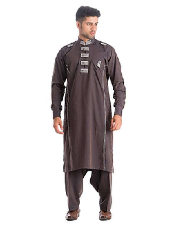 Jet Black Soft Cotton Shalwar Kameez with Velvet Accents - Elegant Pakistani Traditional Outfit for Women - Perfect for Weddings, Festivals & Special Occasions