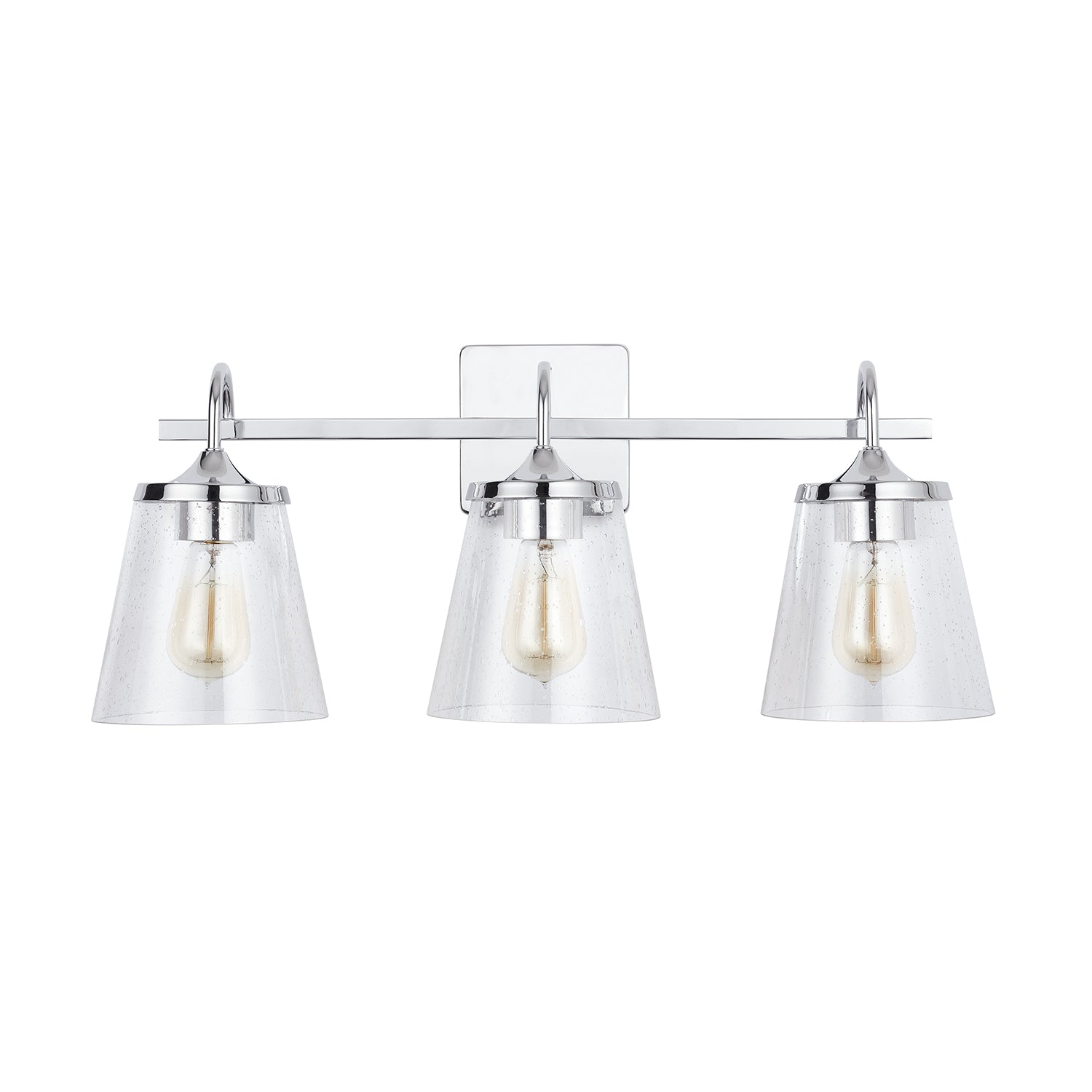 Capital Lighting Three Light Vanity - Modern Bathroom Vanity Lights with Adjustable Arms, Brushed Nickel Finish - Perfect for Bathroom, Dressing Room & Makeup Area Lighting