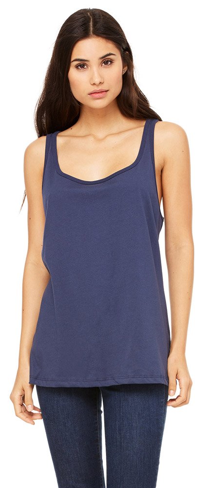 Bella + Canvas Women's Relaxed Jersey Tank Top - Soft & Comfortable Casual Sleeveless Shirt for Everyday Wear, Gym, and Summer Outfits