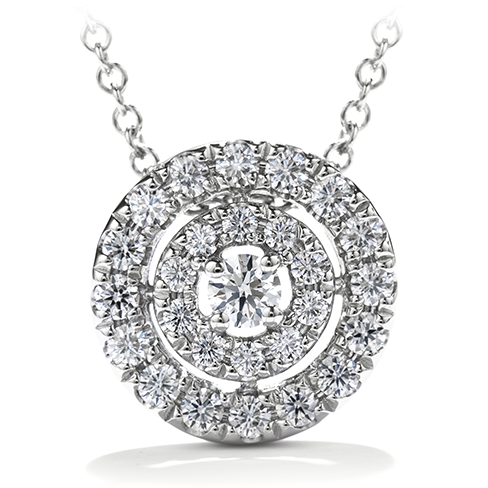 Hearts On Fire Captivation Pendant Necklace - 14K Gold Diamond Necklace for Women, Elegant Heart Pendant Jewelry Gift for Her - Perfect for Anniversaries, Valentine's Day & Special Occasions