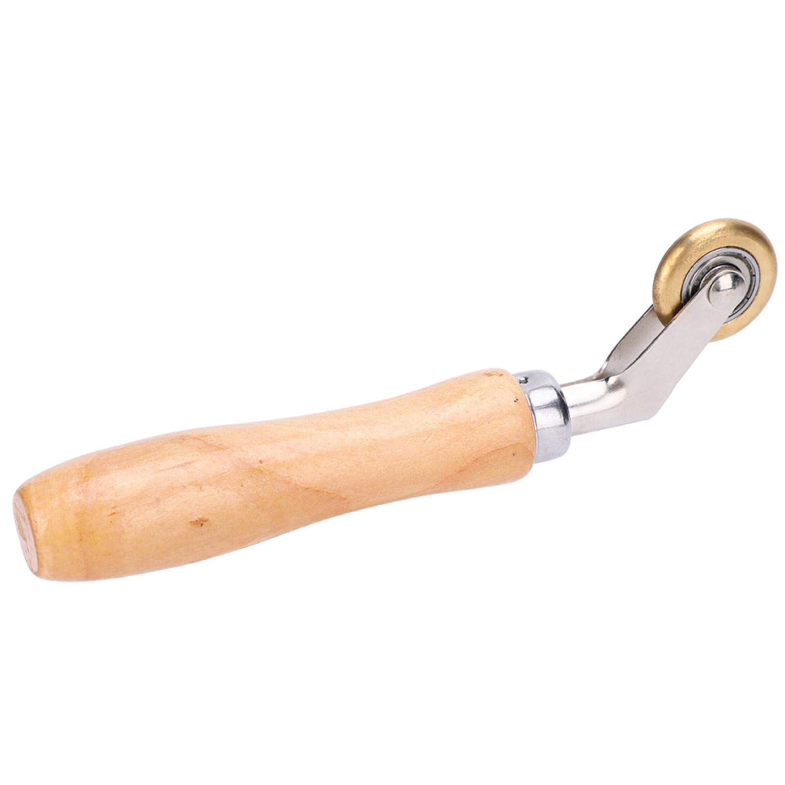 Professional Brass Handheld Seam Roller - Welding Press Tool with Durable Roller Wheel for Metalworking & Sheet Metal Fabrication | Perfect for DIY Projects, Automotive Repair & Industrial Welding Applications