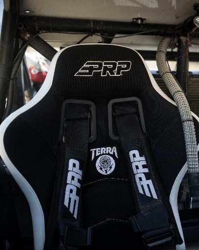 PRP SB5.3 Black 5-Point Safety Harness with 3-Inch Wide Belts - Heavy Duty Racing Harness for Off-Road, Rally, and Motorsports Vehicles