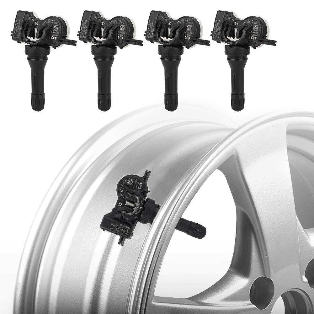 ARAMOX 4-Piece Tire Pressure Monitoring Sensor Kit - Compatible with Jeep Renegade OE# 68252493AB - Real-Time Alerts for Safe Driving on Highways & Off-Road Adventures