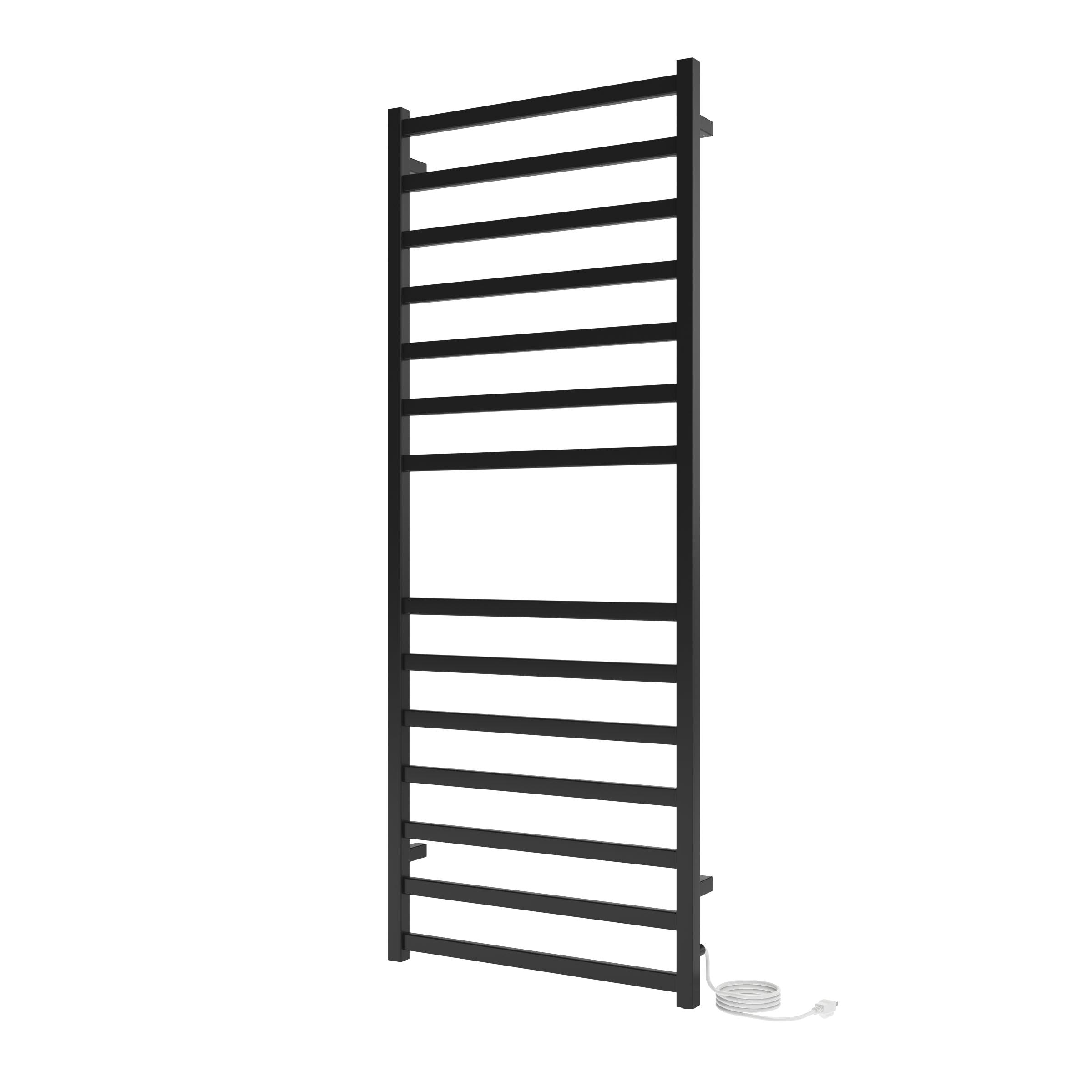 Kontour Square Plug-In or Hardwired Bathroom Towel Warmer - 24
