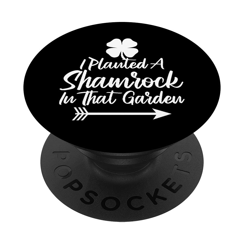 St. Patrick's Day Shamrock Baby Reveal PopSockets - Lucky Couples Funny Swappable PopGrip for Phones - Perfect for Gender Reveal Parties & Irish-Themed Celebrations