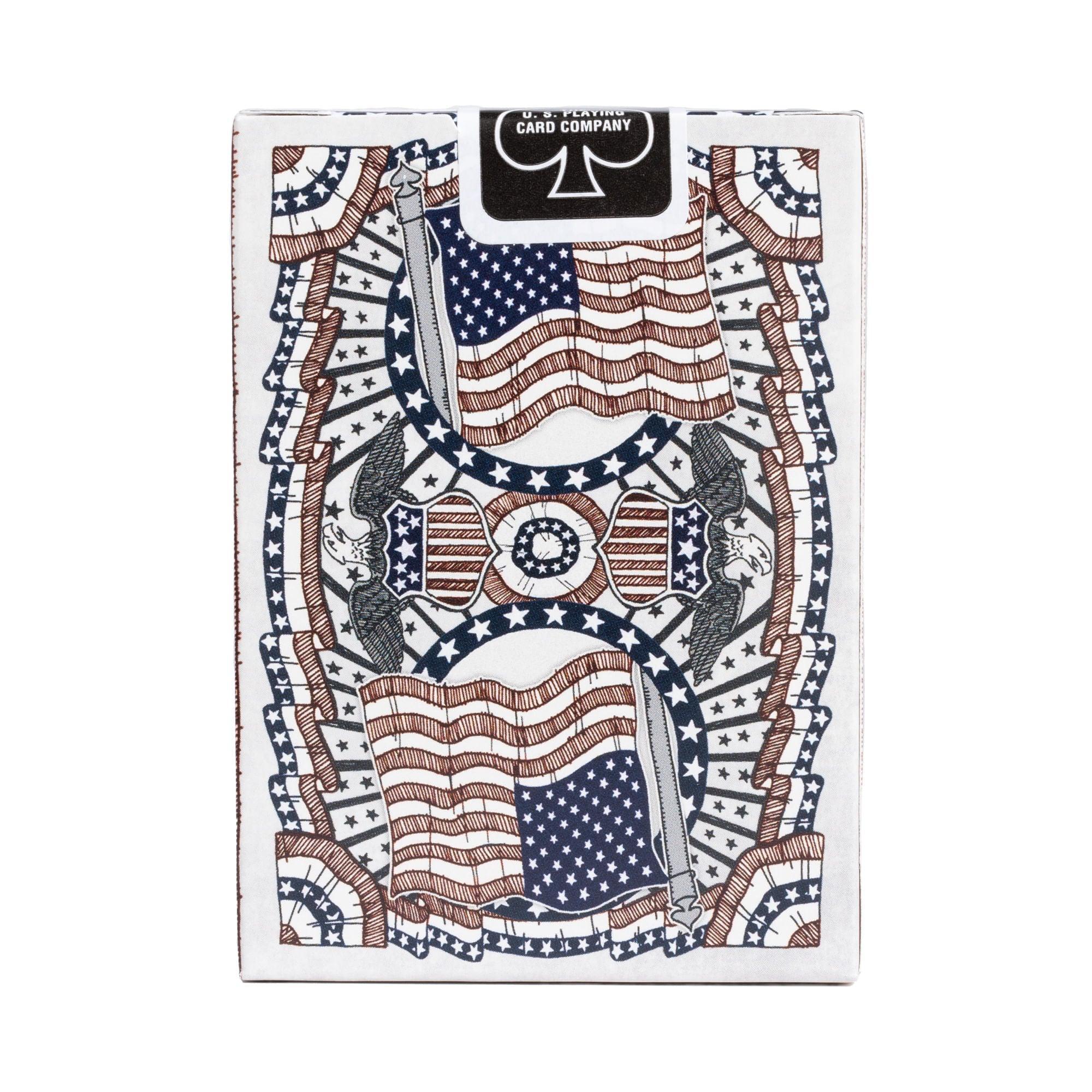 Premium Bicycle American Flag Playing Cards by USPCC - Patriotic Deck for Poker, Magic Tricks & Collectors | Perfect for 4th of July, Memorial Day & Game Nights