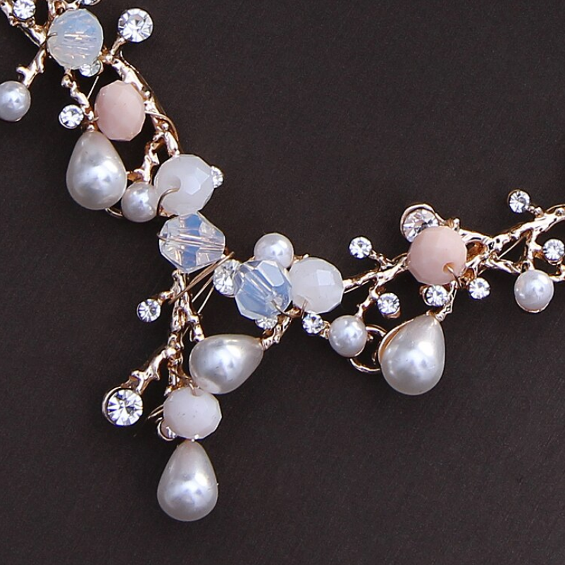 Transcendental Necklace and Earring Set - Elegant Jewelry for Women, Perfect for Weddings, Parties, and Special Occasions