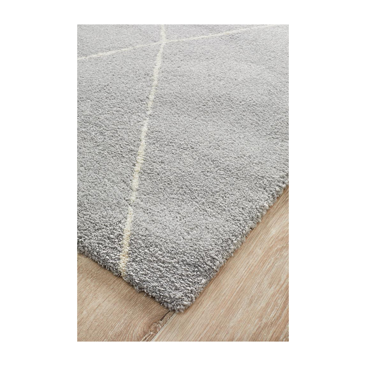 Broadway 931 Silver Area Rug - Soft Plush Shag Carpet for Living Room, Bedroom, or Office Decor