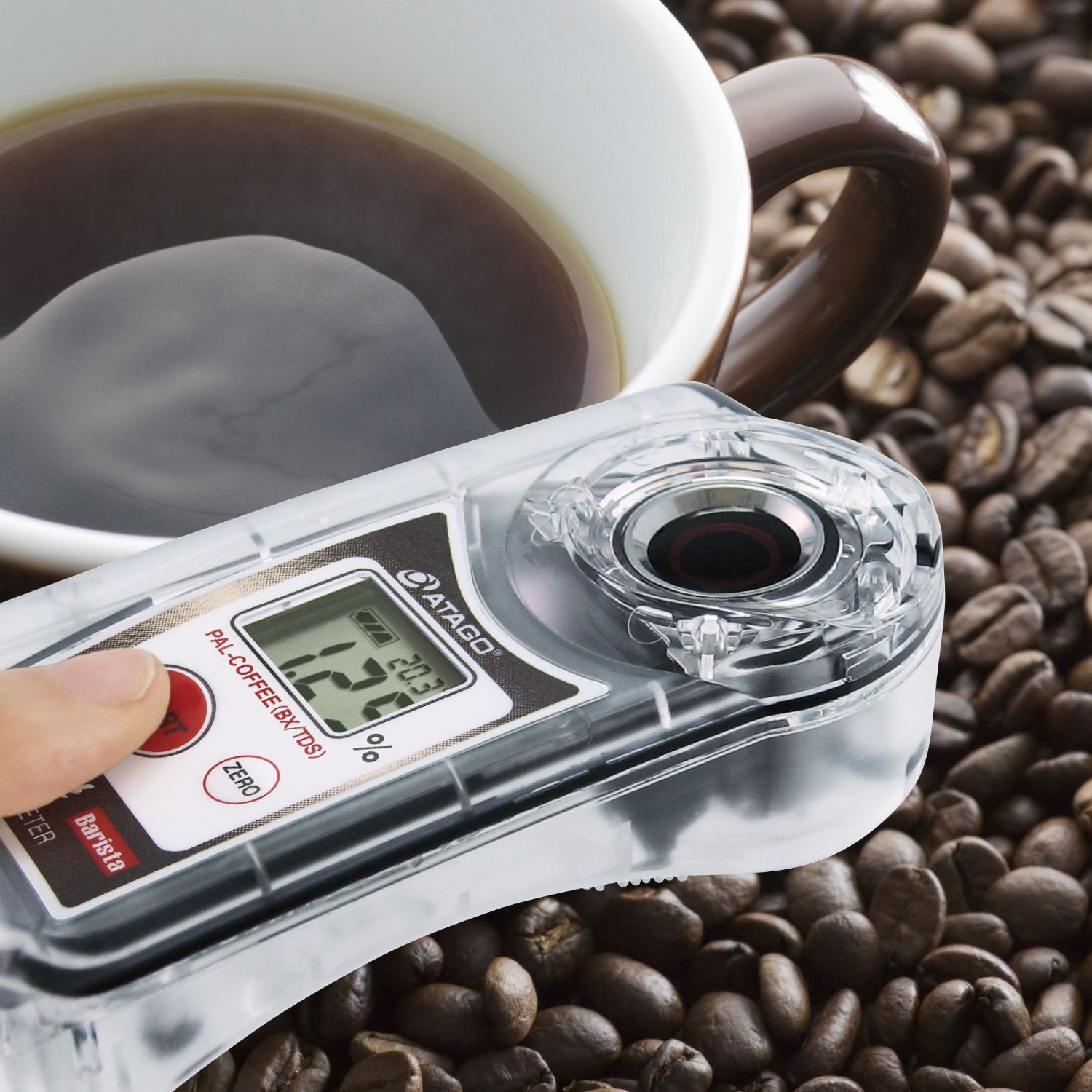 PAL-COFFEE Pocket Coffee TDS Meter | Digital Coffee Density Tester | Portable Espresso Strength Analyzer | Perfect for Home Brewing, Coffee Shops & Baristas