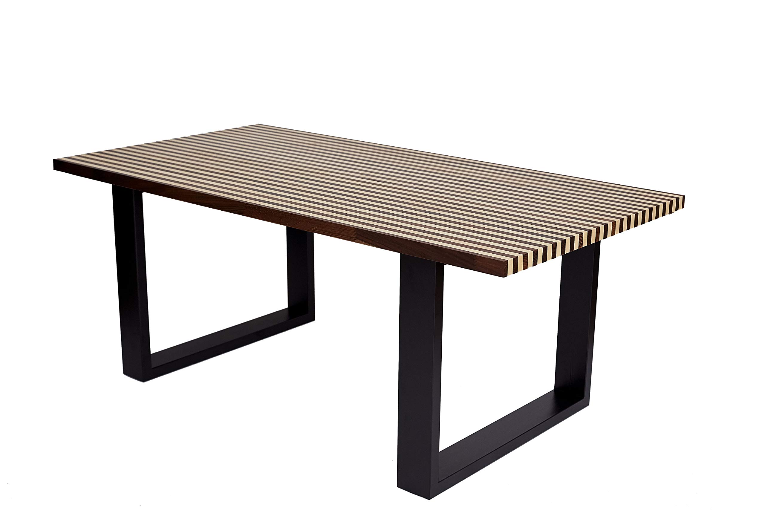 Solid Wood Genoa Dining Table - Rustic Farmhouse Style for Kitchen, Dining Room & Outdoor Entertaining