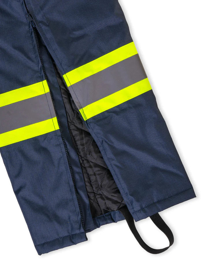 Forcefield Hi-Vis Winter Safety Overalls EN835R - High Visibility Workwear for Cold Weather Construction & Outdoor Jobs