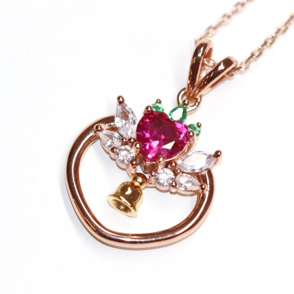 Strawberry Choker Necklace for Women - Kawaii Cute Fruit Jewelry Gift for Girls - Perfect for Valentine's Day, Birthday & Cosplay