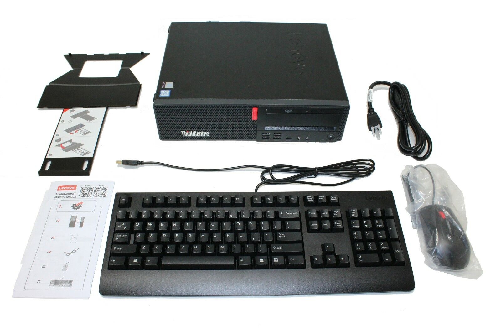 Lenovo ThinkCentre M920s SFF Desktop PC - Intel Core i5-8500 8th Gen 3.0GHz, 16GB RAM, 512GB SSD, vPro, WiFi, DVD+RW, Win 11 Pro (Certified Refurbished) - 1 Year Warranty | Perfect for Home Office, Business Workstations & Small Business Computing