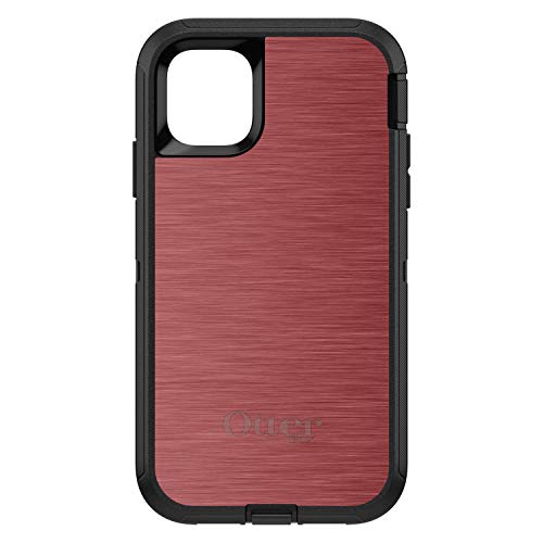 Red Stainless Steel Image Print On Black Case