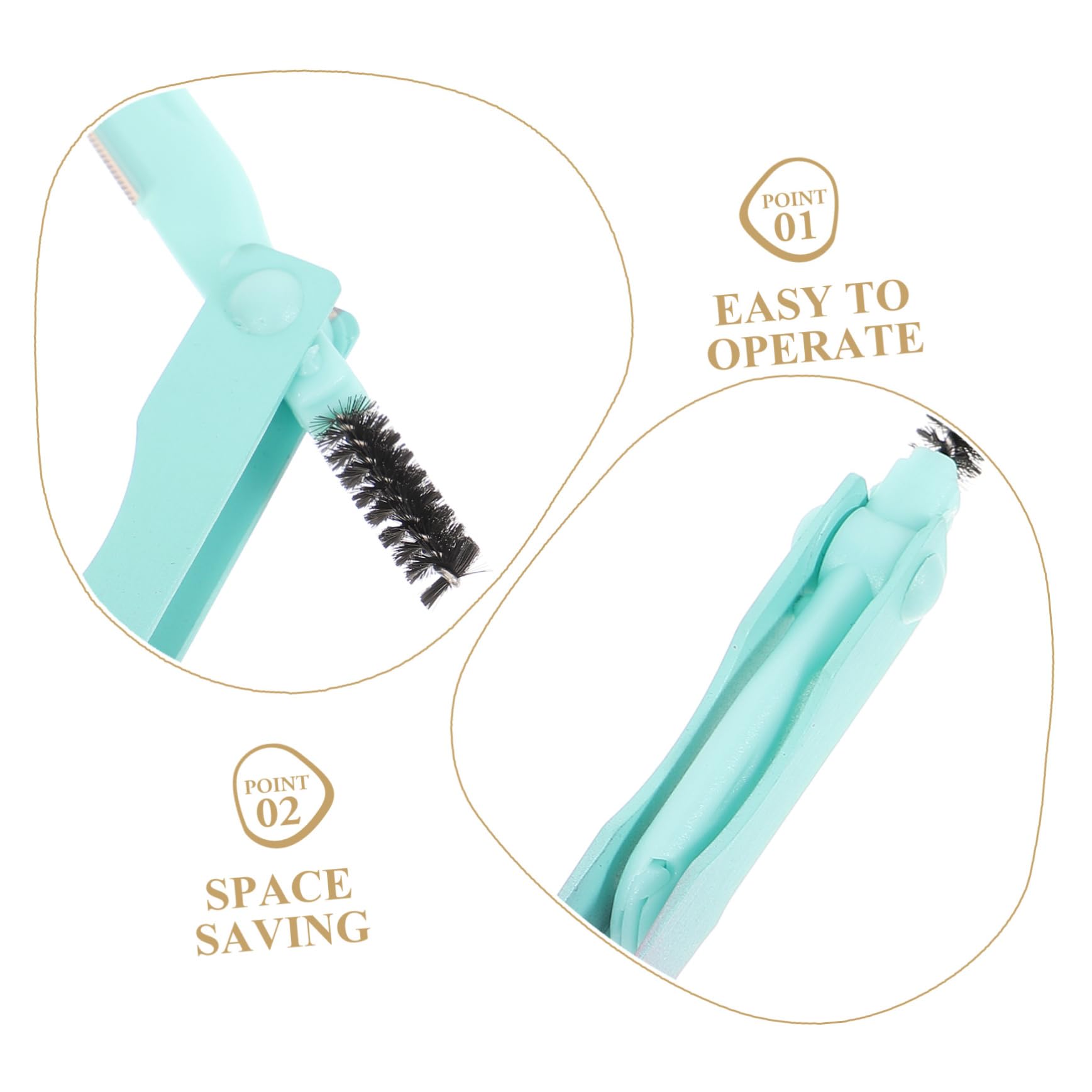 3-in-1 Eyebrow Trimmer Set with Comb, Brush & Tweezers - Multi-Functional Grooming Kit for Precise Eyebrow Shaping & Eyelash Care | Perfect for Home, Travel & Salon Use