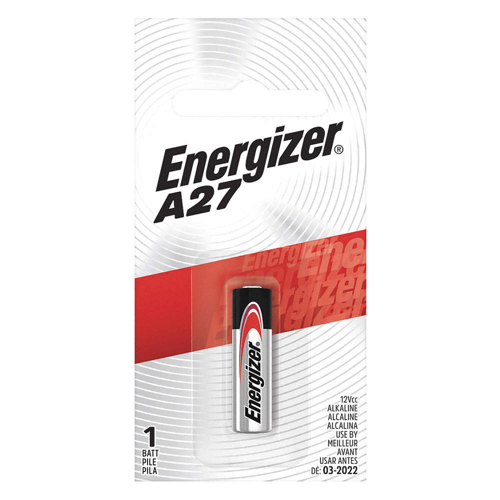 Energizer A27 12V Alkaline Battery - Long Lasting Power for Toys, Flashlights & Electronic Devices - Reliable Performance for Home, Office & Emergency Use