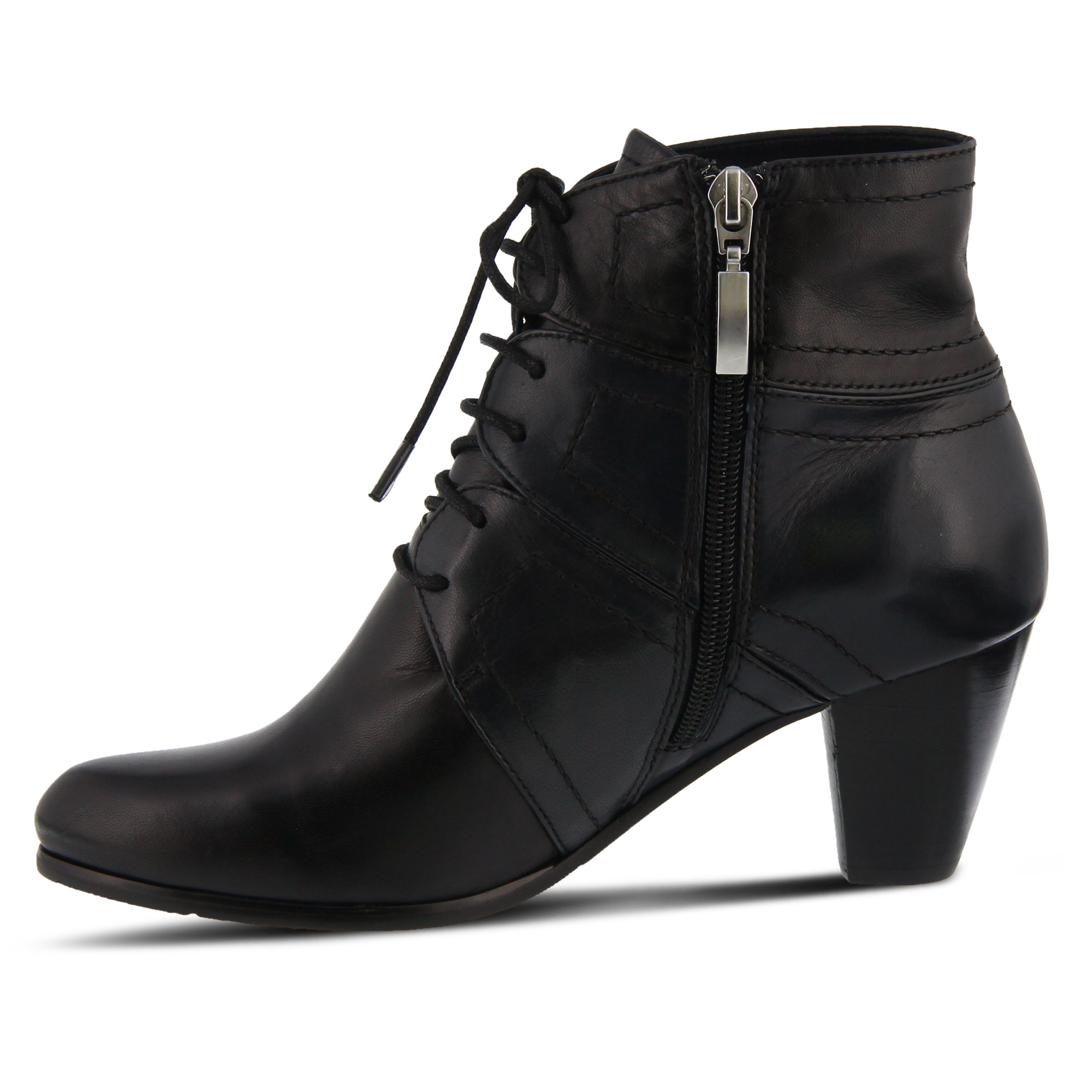 Spring Step Women's Hilde Leather Bootie - Comfortable Ankle Boots for Fall & Winter, Fashion Casual & Work Shoes for Women