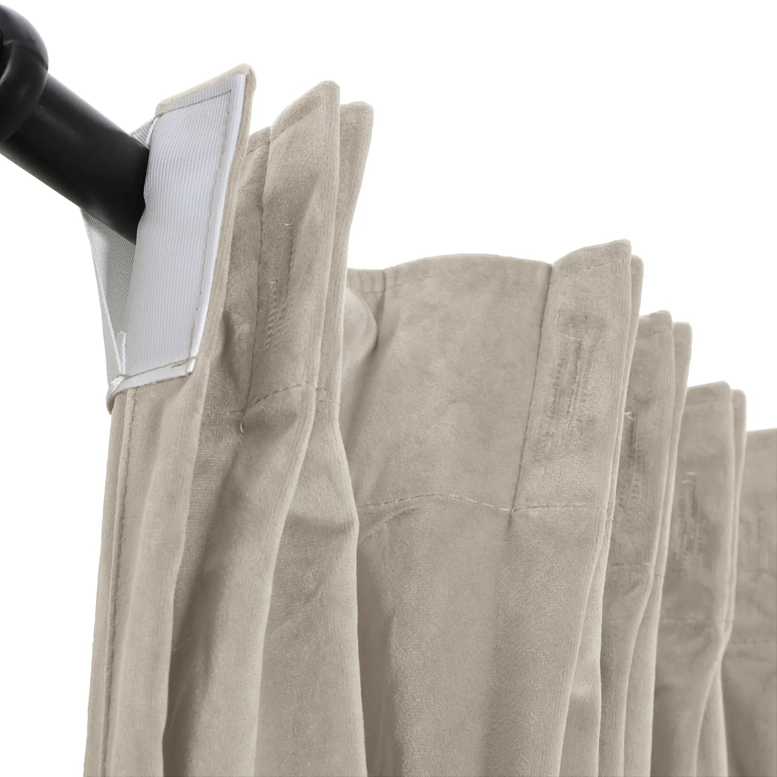 Luxury Velvet Pinch Pleat Thermal Blackout Curtains - Insulated Drapes for Bedroom & Living Room - Noise Reducing & Energy Efficient Window Treatments