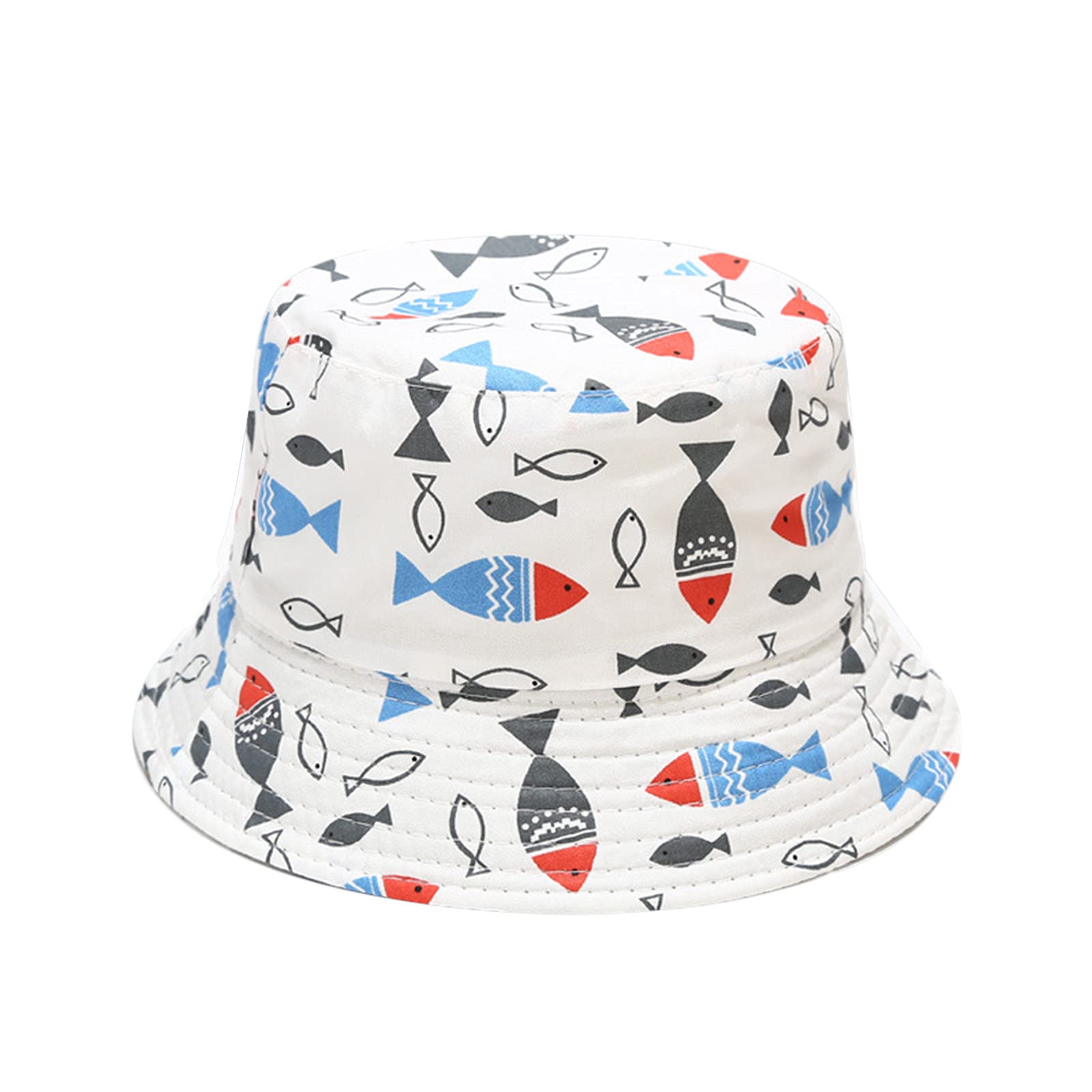 Lopibha UPF 50+ Sun Hat for Babies & Toddlers 1-4 Years - Breathable UV Protection Bucket Hat with Cute Cartoon Designs for Boys & Girls - Perfect for Beach, Outdoor Play, and Summer Activities