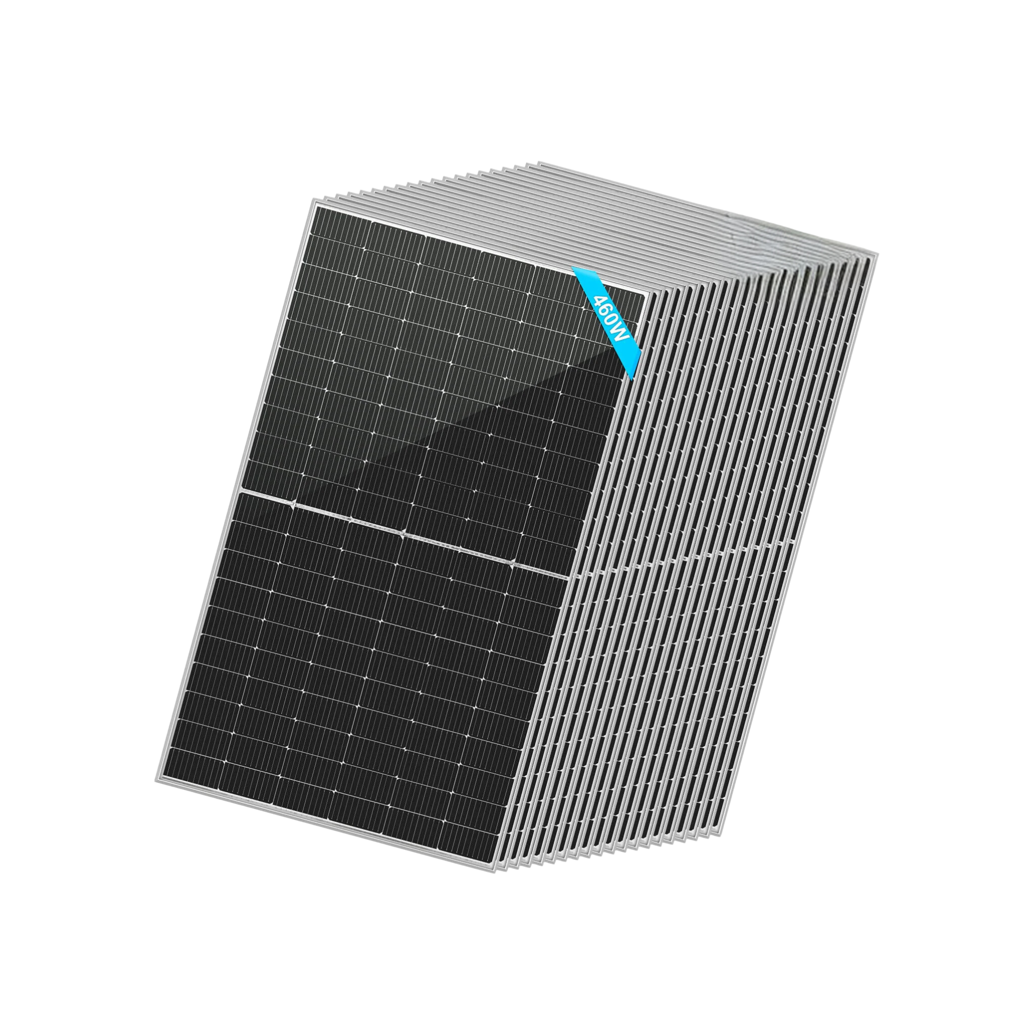 SunGoldPower 460 Watt Bifacial PERC Solar Panel - High Efficiency Monocrystalline Module for Home & Commercial Use | SG-460WBG | Ideal for Rooftop, Ground Mount & Off-Grid Solar Systems