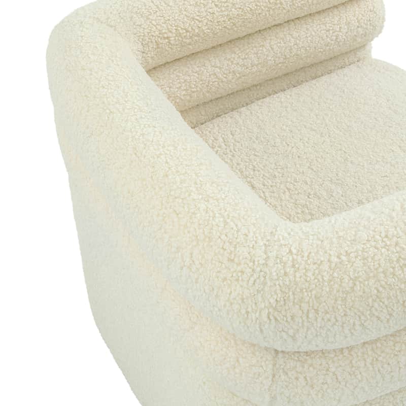 Benita 360 Degree Swivel Office Chair with Chenille Fabric & Plush Pillow - Ergonomic Desk Chair for Home Office, Gaming, and Study