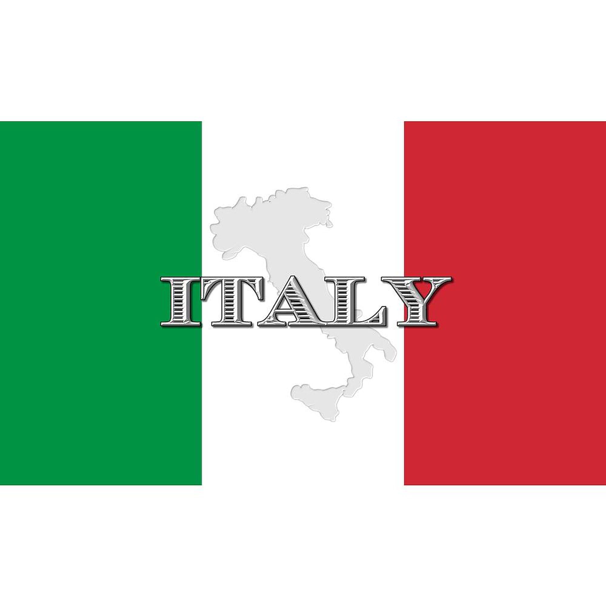 Italian Flag Extra Large 20 oz Ceramic Coffee Mug - Perfect for Home, Office & Gifts - Durable Mega Cup for Hot & Cold Beverages